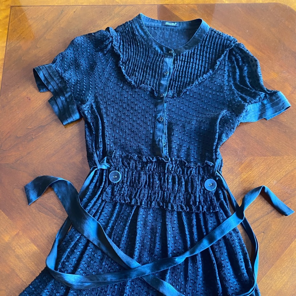 Miss Me Black sheer blouse